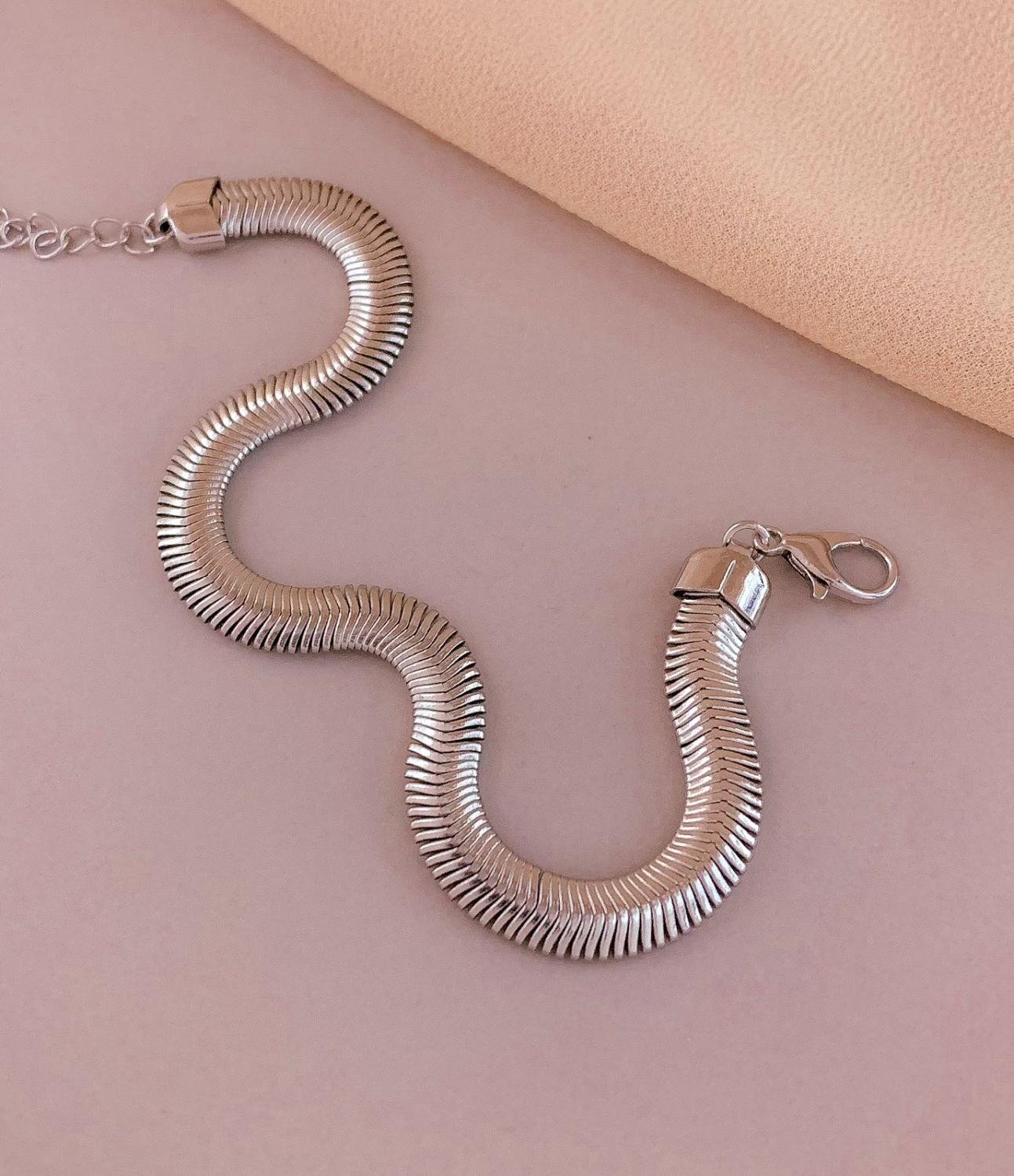 PULSEIRA FIO ALEMÃO PLATINA